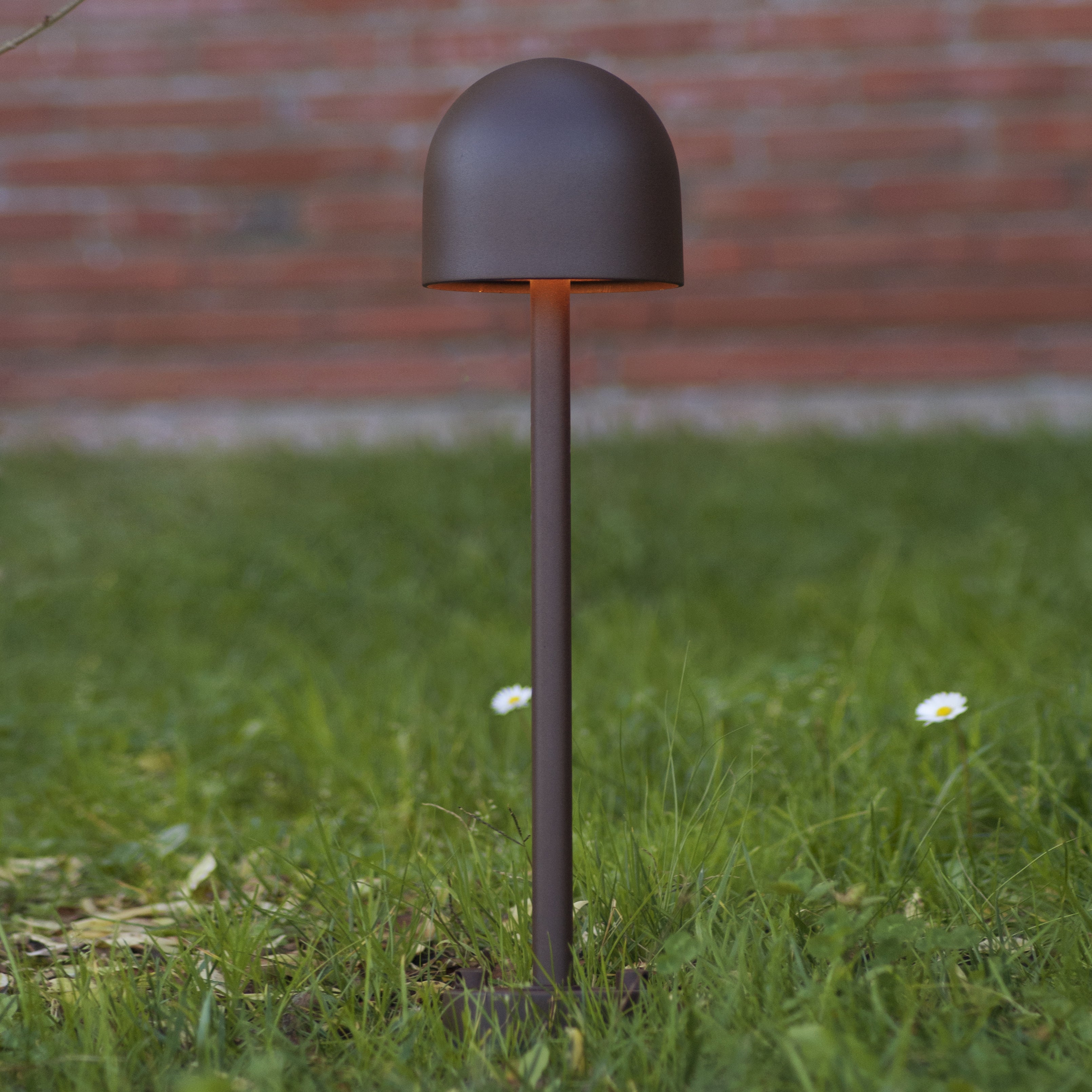 Buiten vloerlamp BOLETO bruin