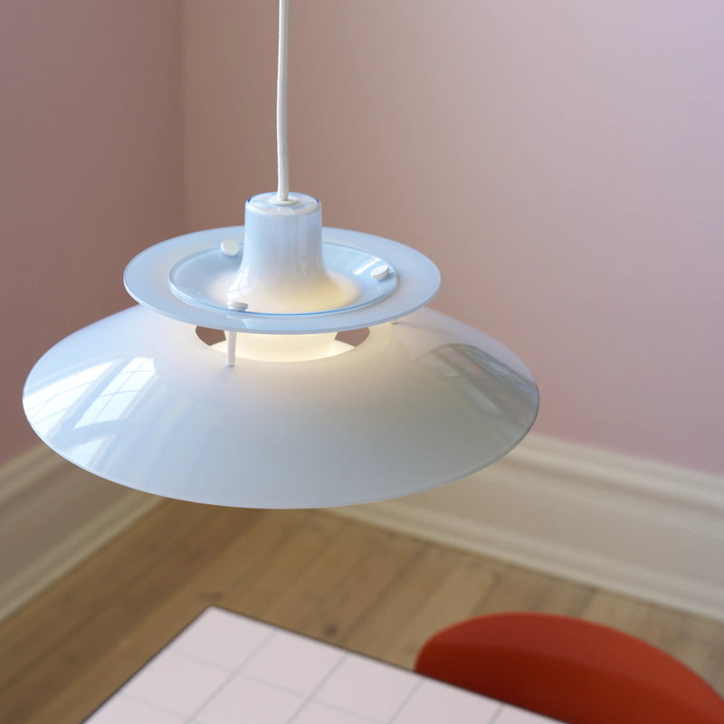 Hanglamp PH 5 OPAL lichtblauw