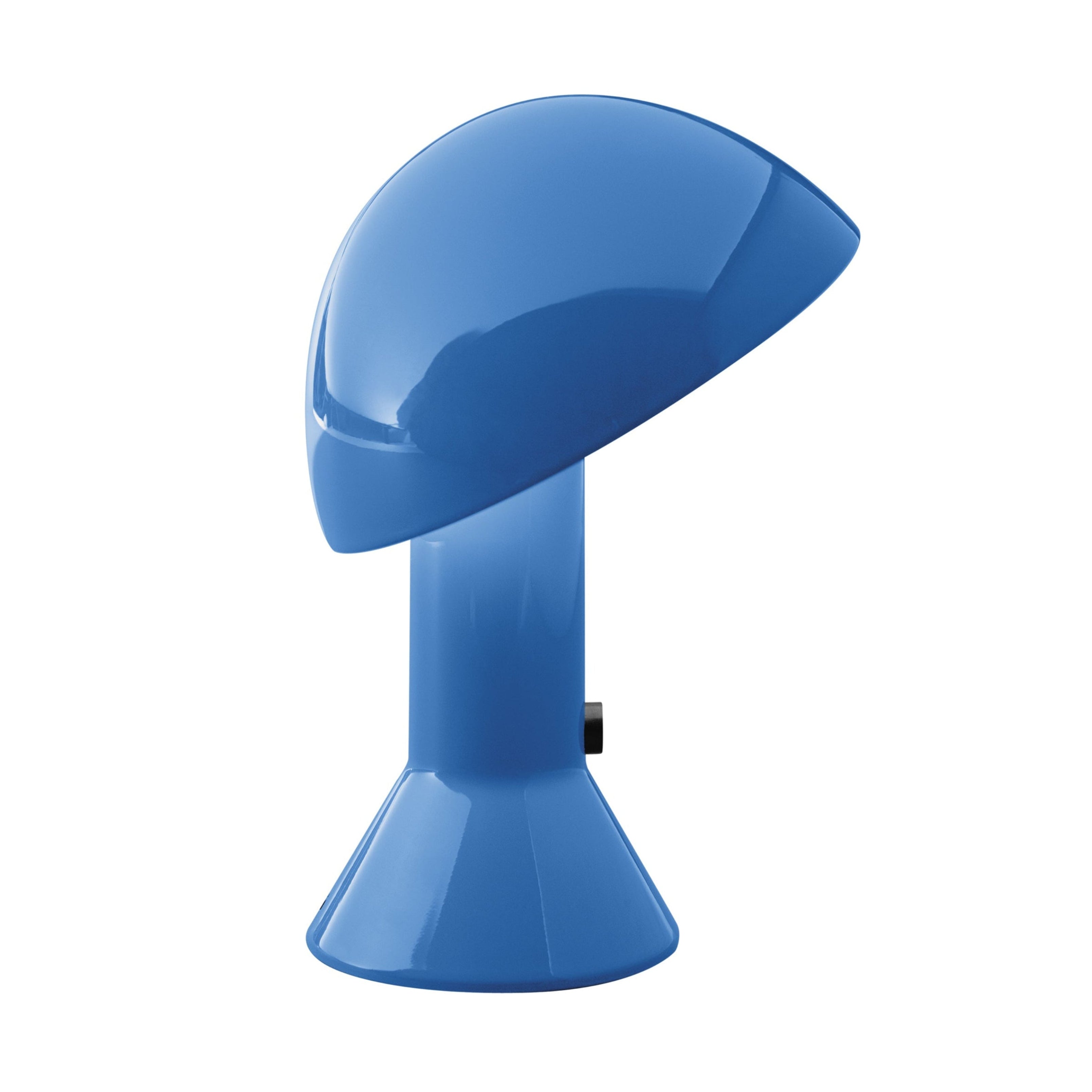 Tischlampe ELMETTO in glänzendem Blau