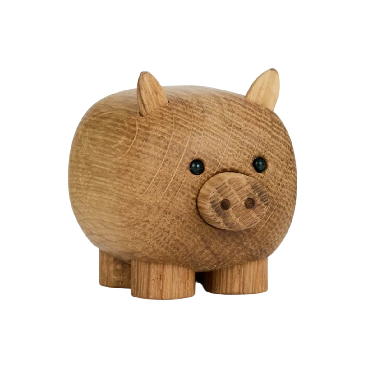 Decoratieve figuur PIG eikenhout