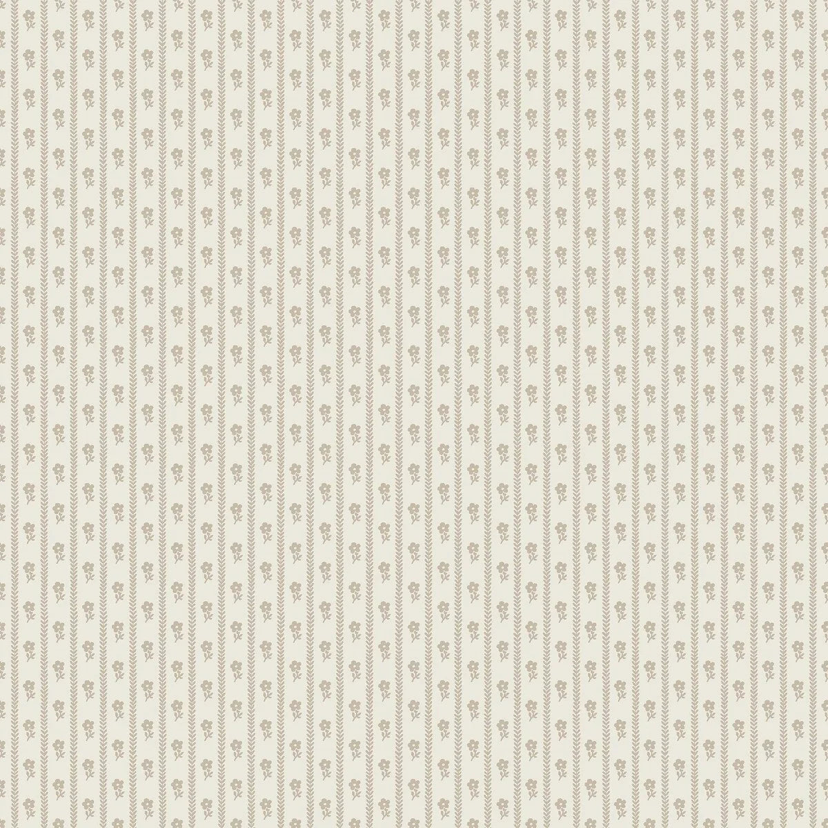 Tapete mit Pflanzenmotiv LILLA LYCKAN beige mit braun