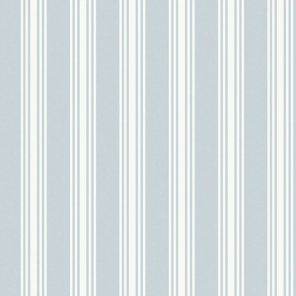 Tapete mit Streifen GUNNEBO hellblau mit Weiß