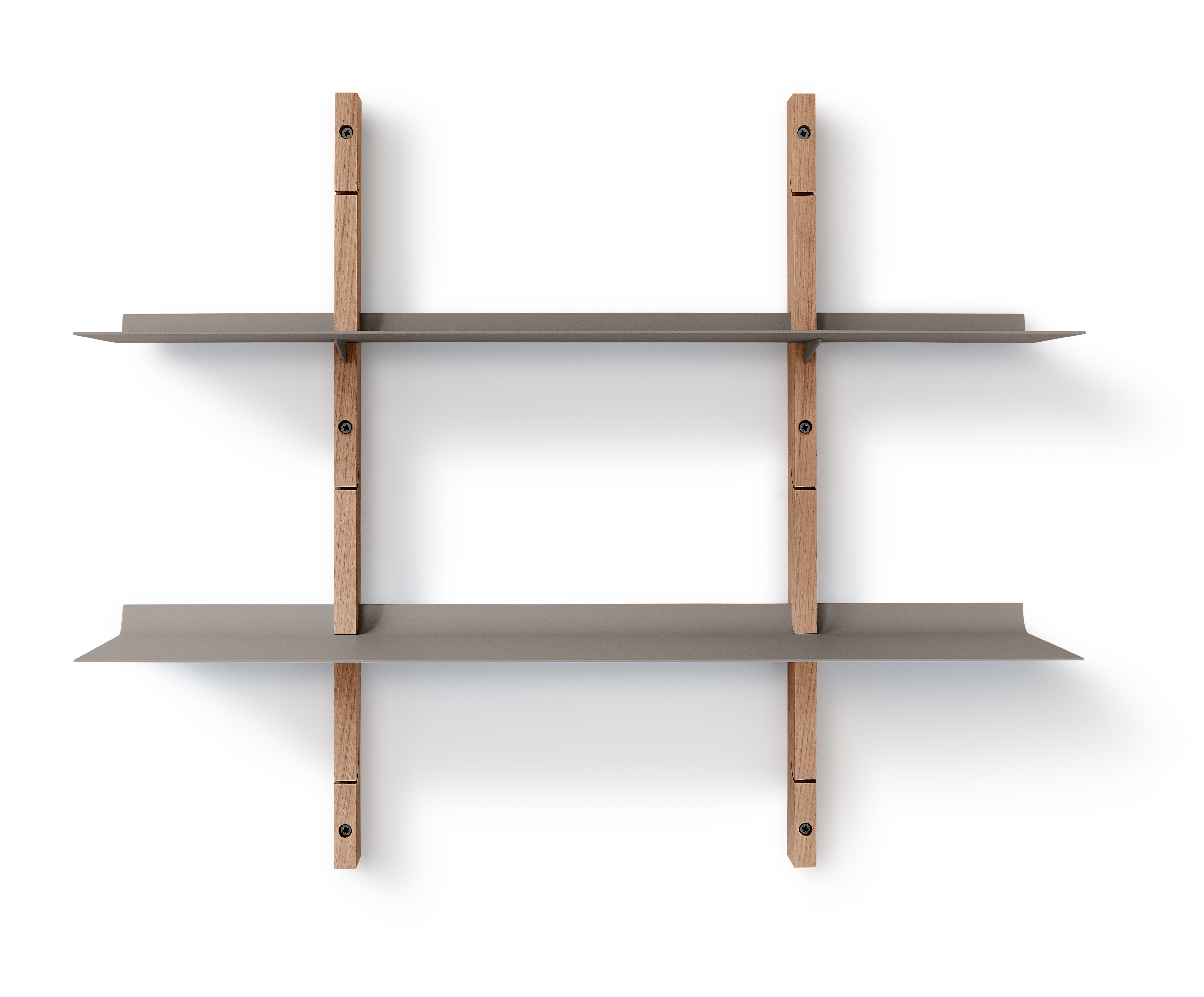 Wandregal-Set SMILE grau