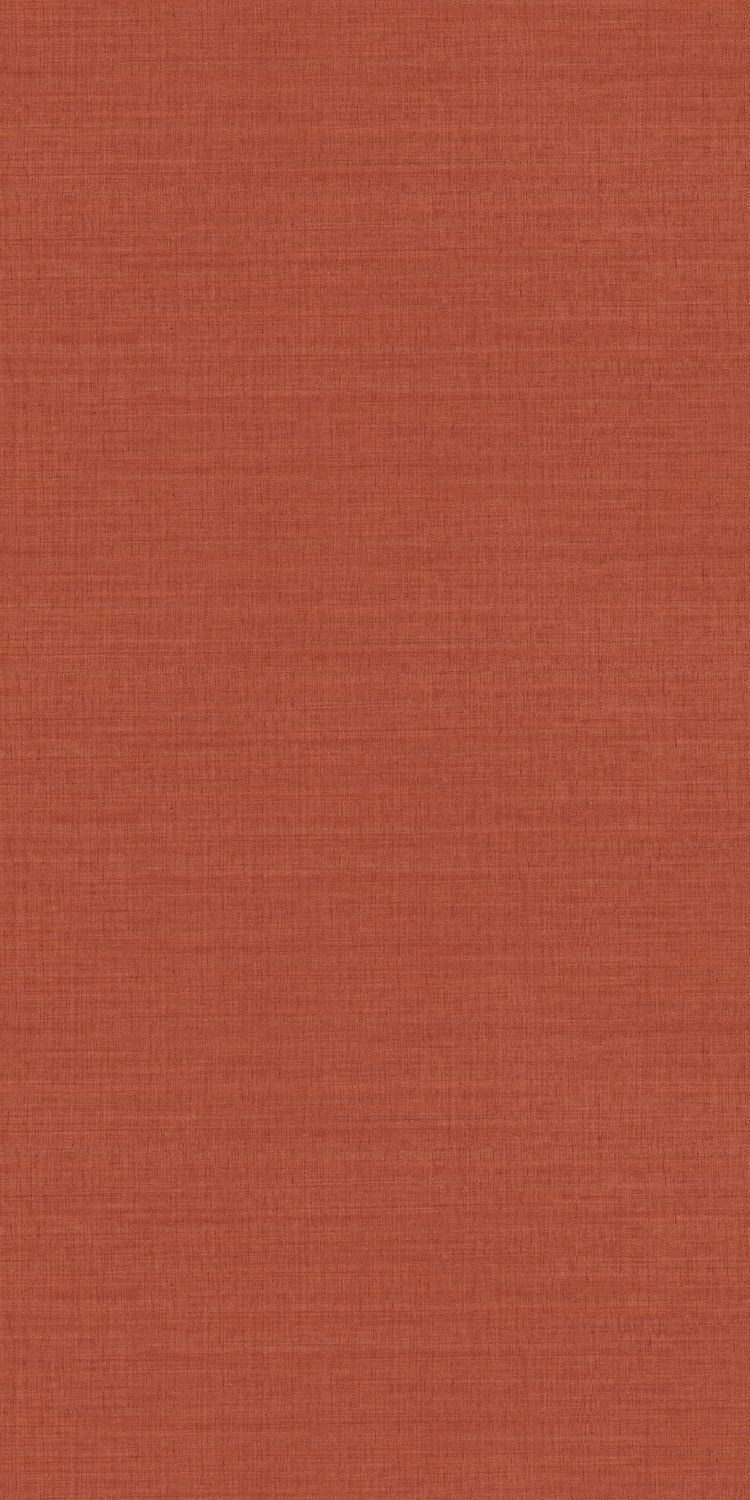 Structural wallpaper imitating silk SORA - ORANGE BRULE red orange
