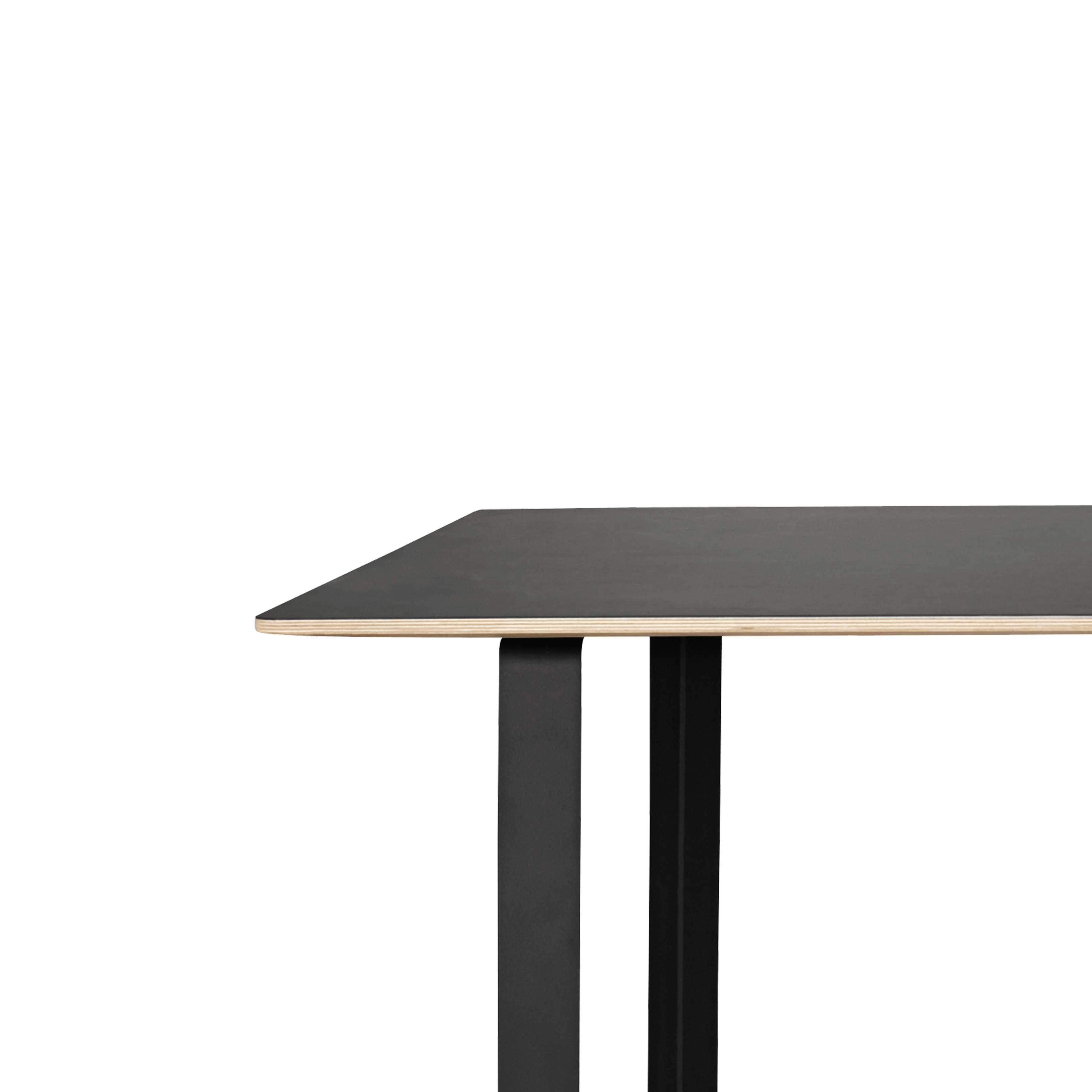 Zwart 70/70 tafel