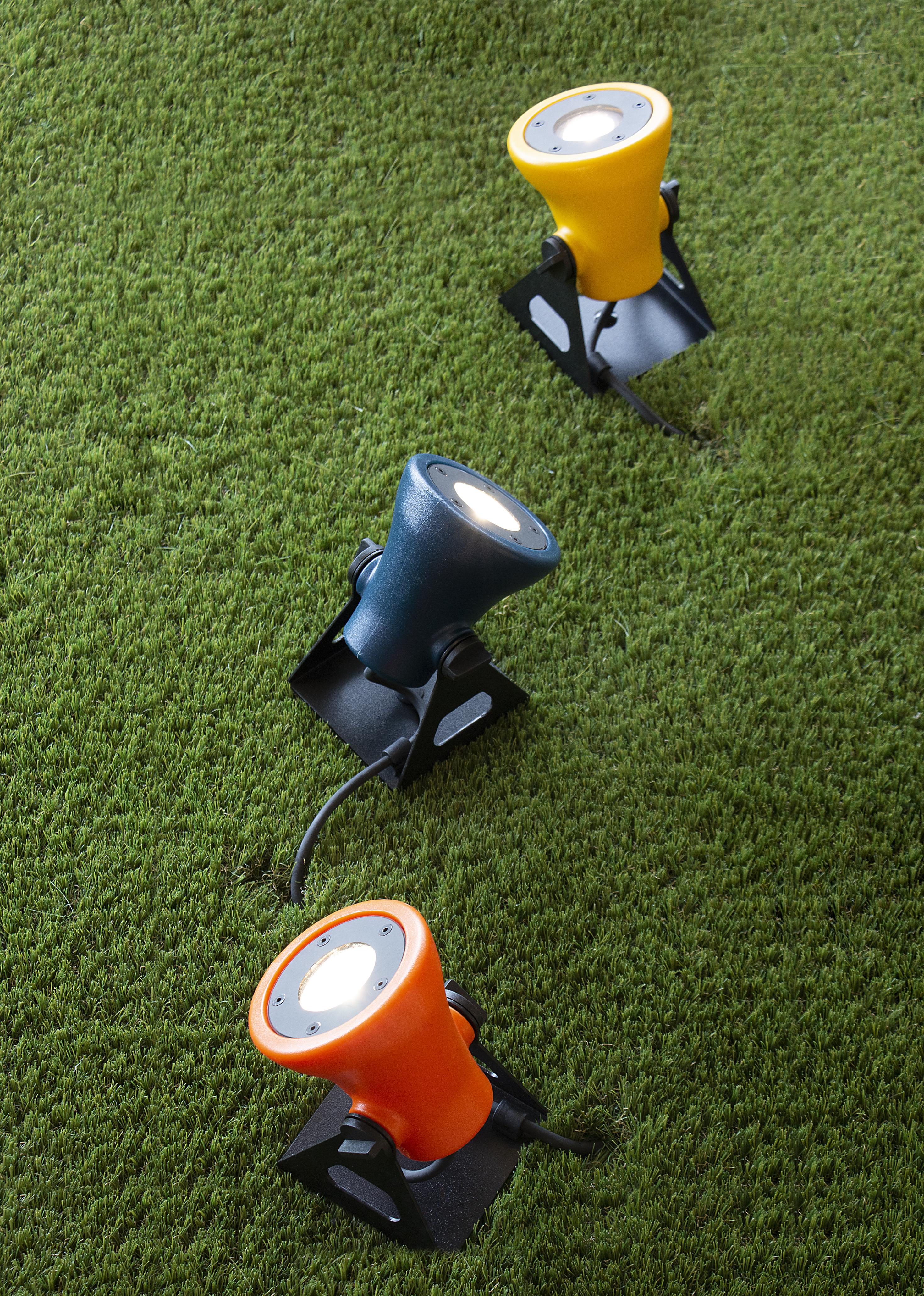 Lampa zewnętrzna podłogowa FROG żółty