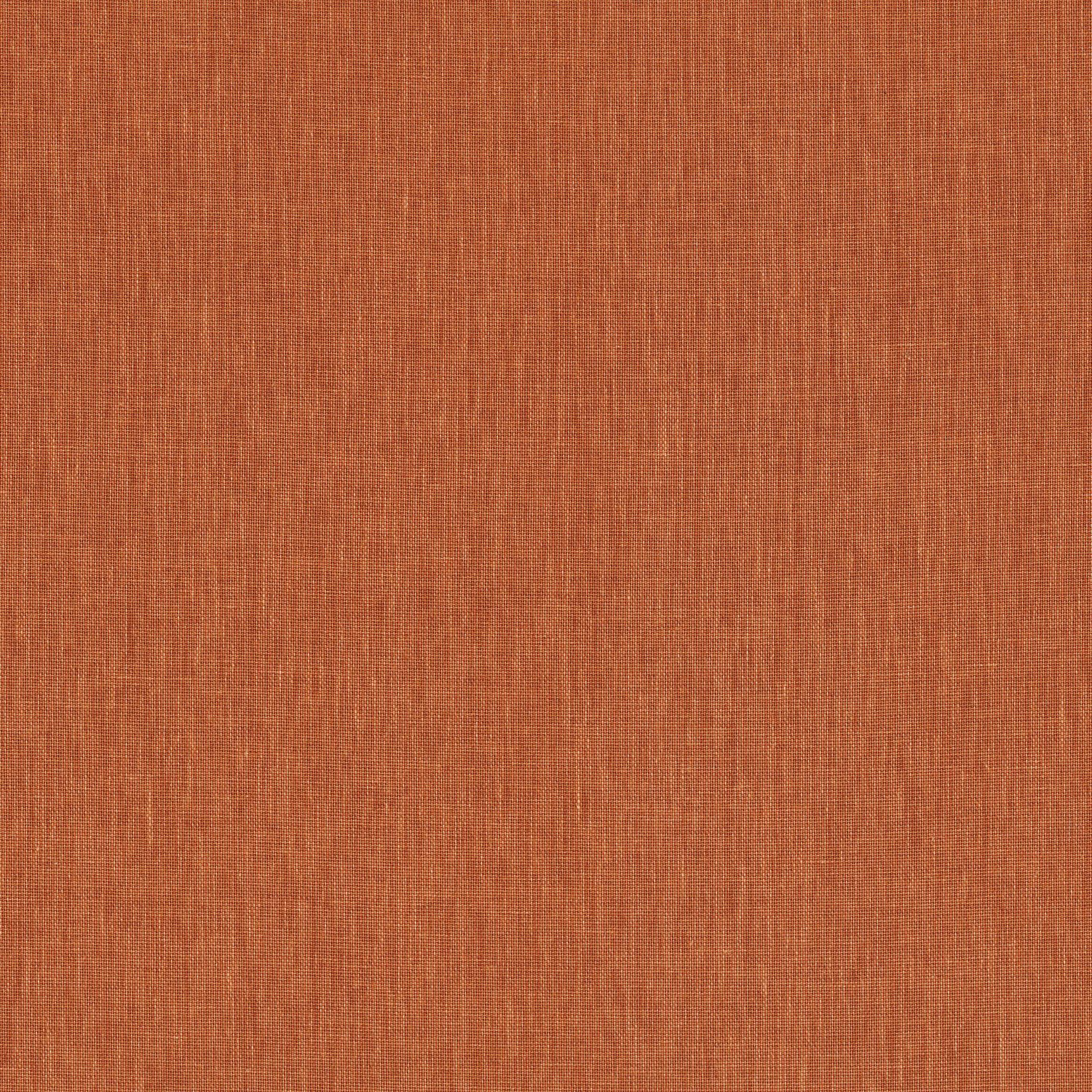 Textile wallpaper with a structural linen finish ATMOSPHERE - ORANGE BRULEE burnt orange