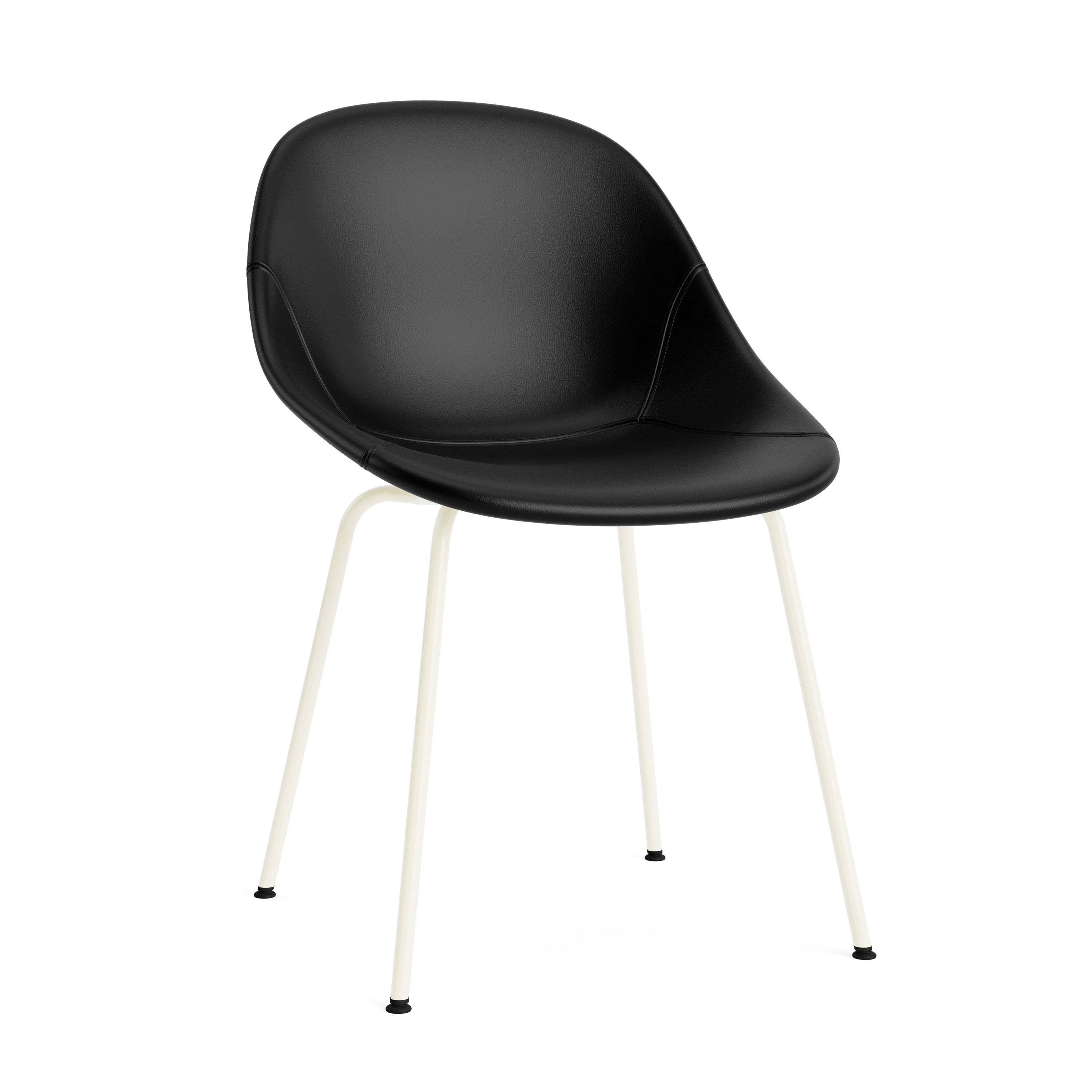 Gestoffeerde MAT stoel met een crèmekleurige basis