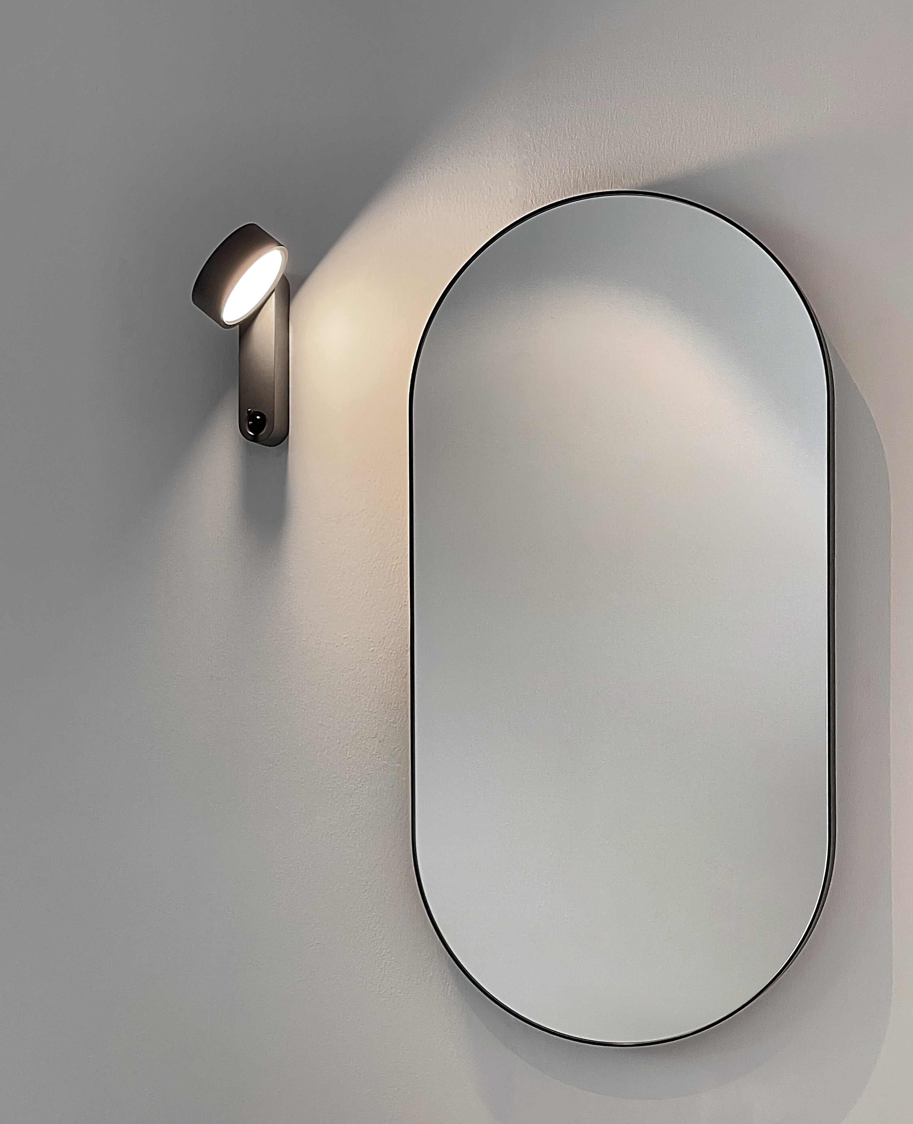 Wandlampe TOGGLE in Anthrazit