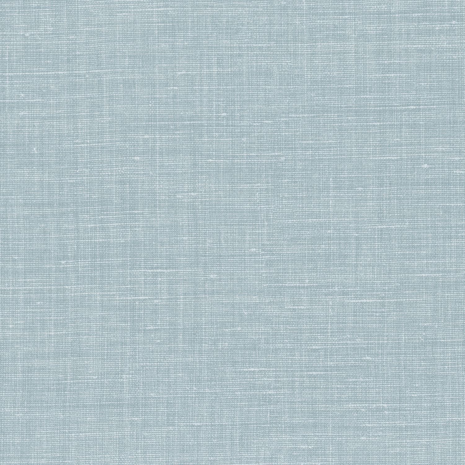 Structural wallpaper resembling linen canvas SHINOK - BANQUISE light blue