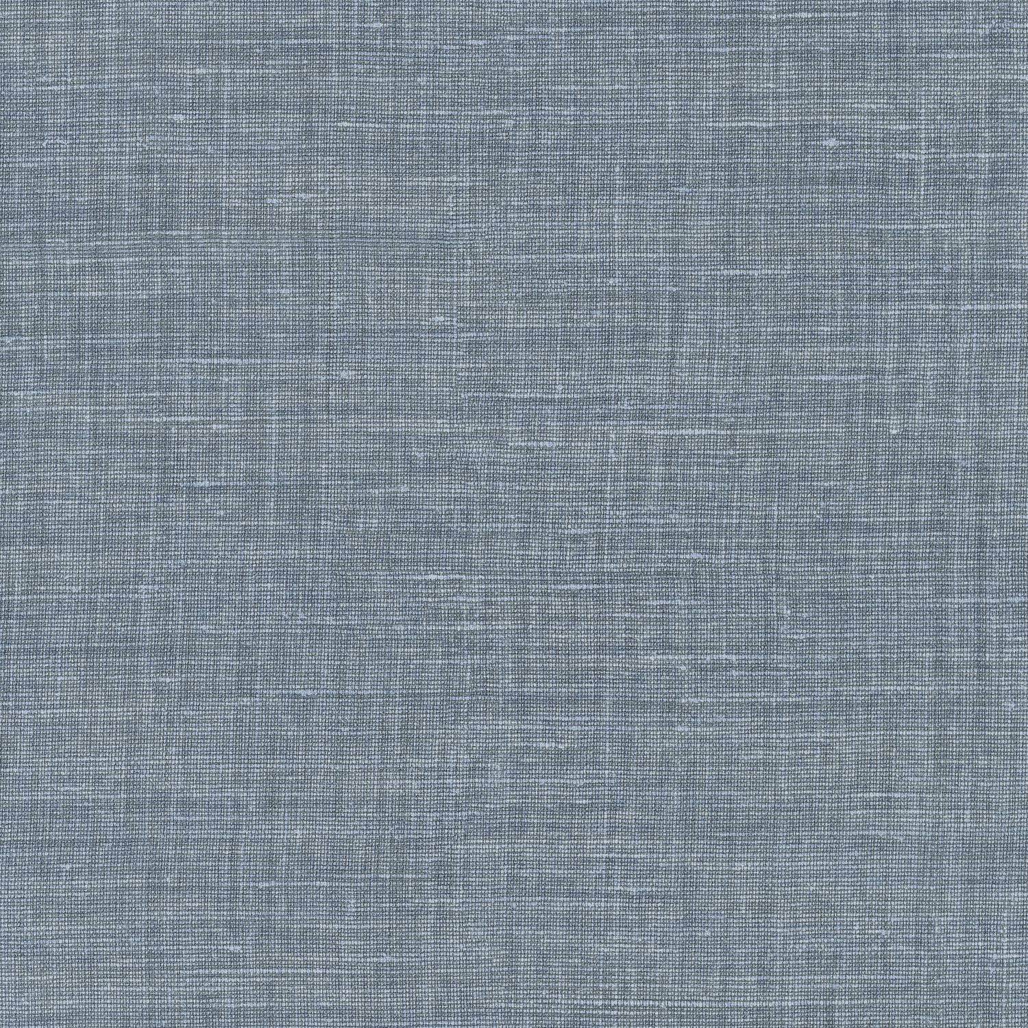 Structural wallpaper resembling linen canvas SHINOK - BLEU GRISE blue-gray