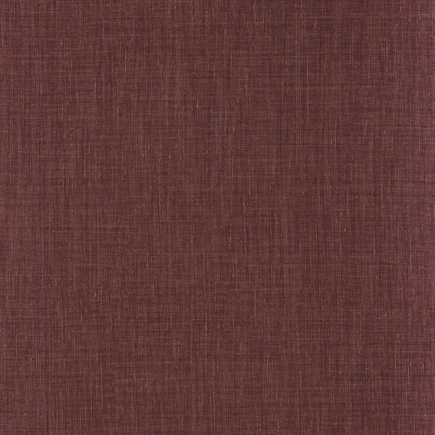 Structural wallpaper resembling linen canvas SHINOK - CEDRE ROUGE dark burgundy