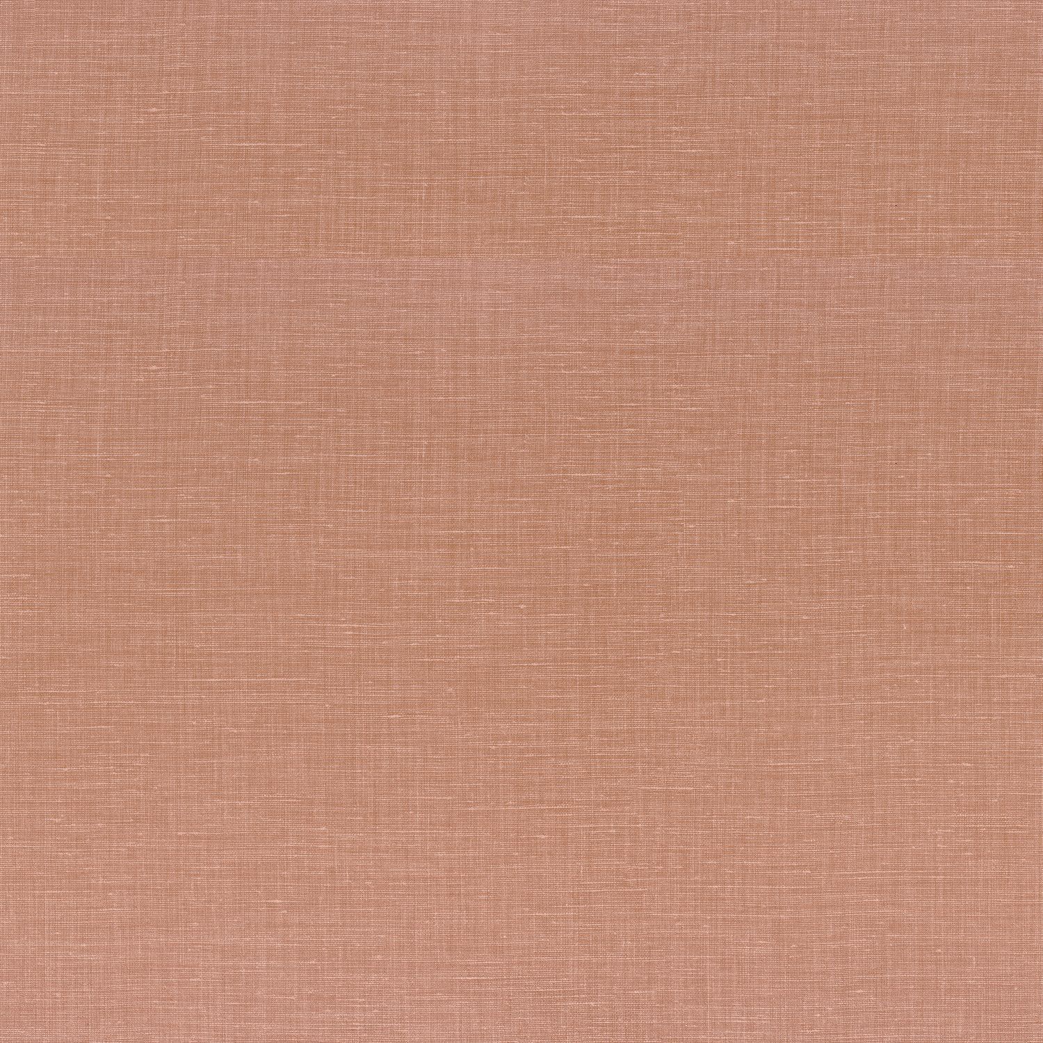 Structural wallpaper resembling linen canvas SHINOK - PEAU DE PECHE peach