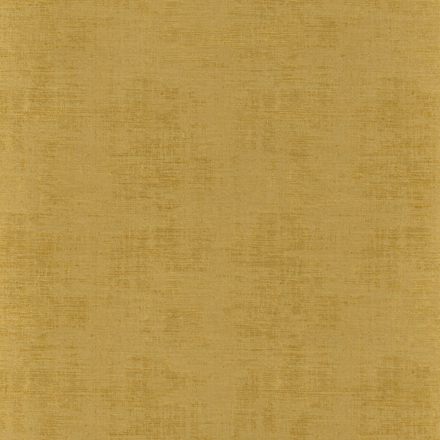 Strukturierte Tapete, die abgewetztes Leinen imitiert JOHARA - BANANE dunkelgelb