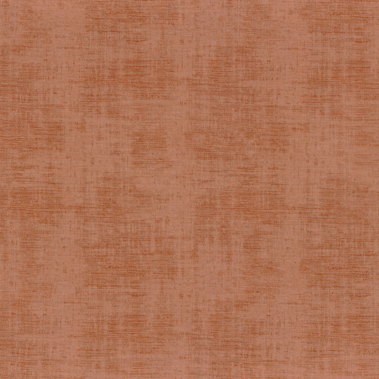 Strukturierte Tapete, die abgewetztes Leinen imitiert JOHARA - TERRE DE SIENNE Terrakotta