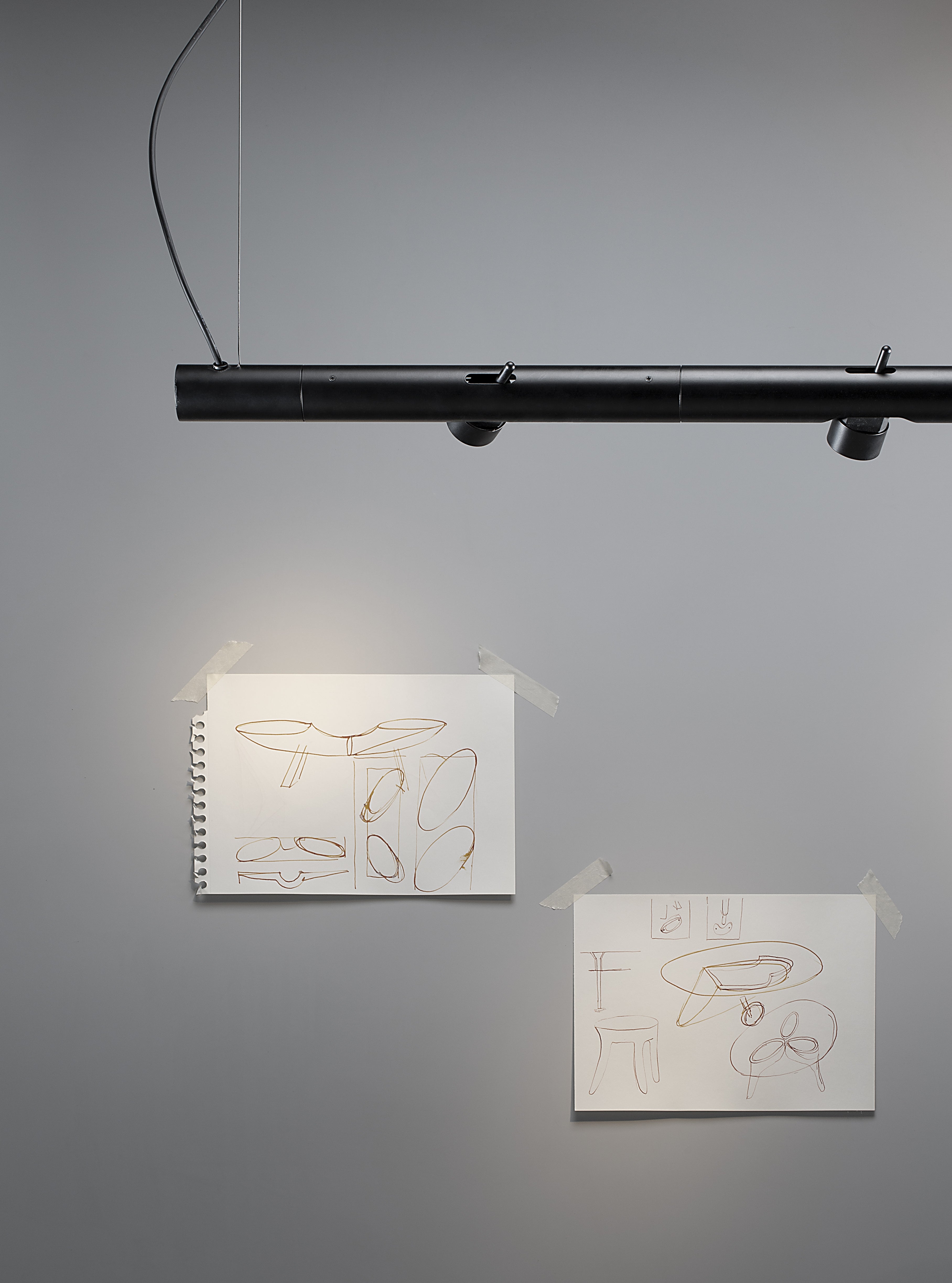 Lampa wisząca punktowa CALABRONE czarny