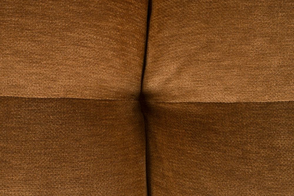 HACKMAN Modular Sofa - Right-End Element in Cognac Velvet