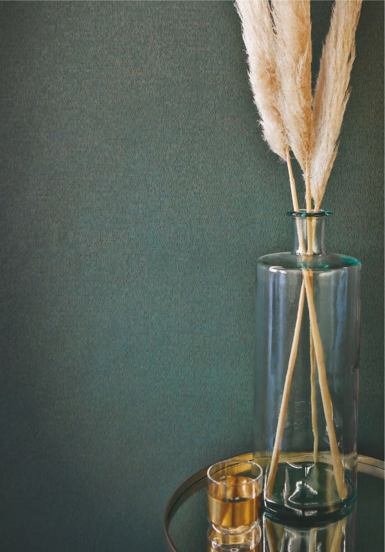 Structuurtapijt dat imitatie van stro-inlegwerk ROSEAU - TAUPE taupe