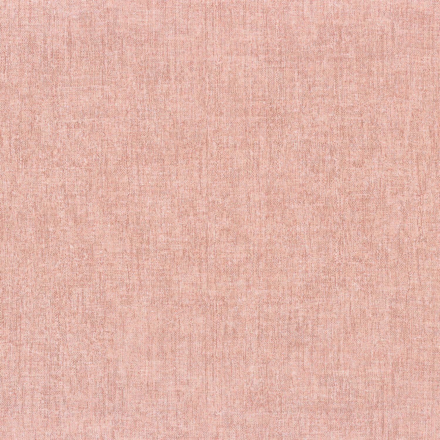 Structural wallpaper imitating canvas DIOLA - ROSE POUDRE powder pink