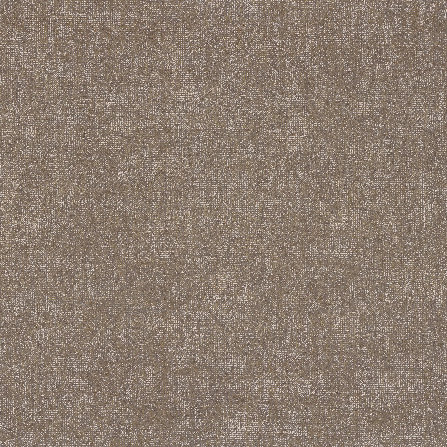 Structural wallpaper imitating linen TENERE - MARRON GLACE brown