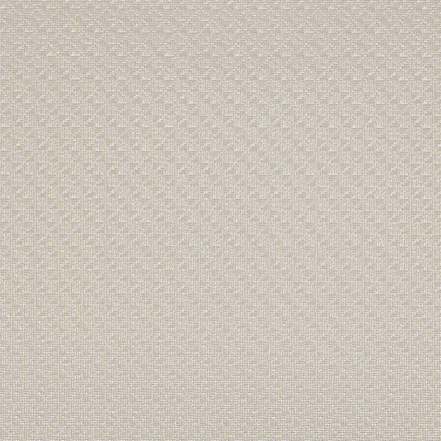 Strukturierte Tapete in Flechtoptik, die Mosaik imitiert - WAGARA - ARGENT beige