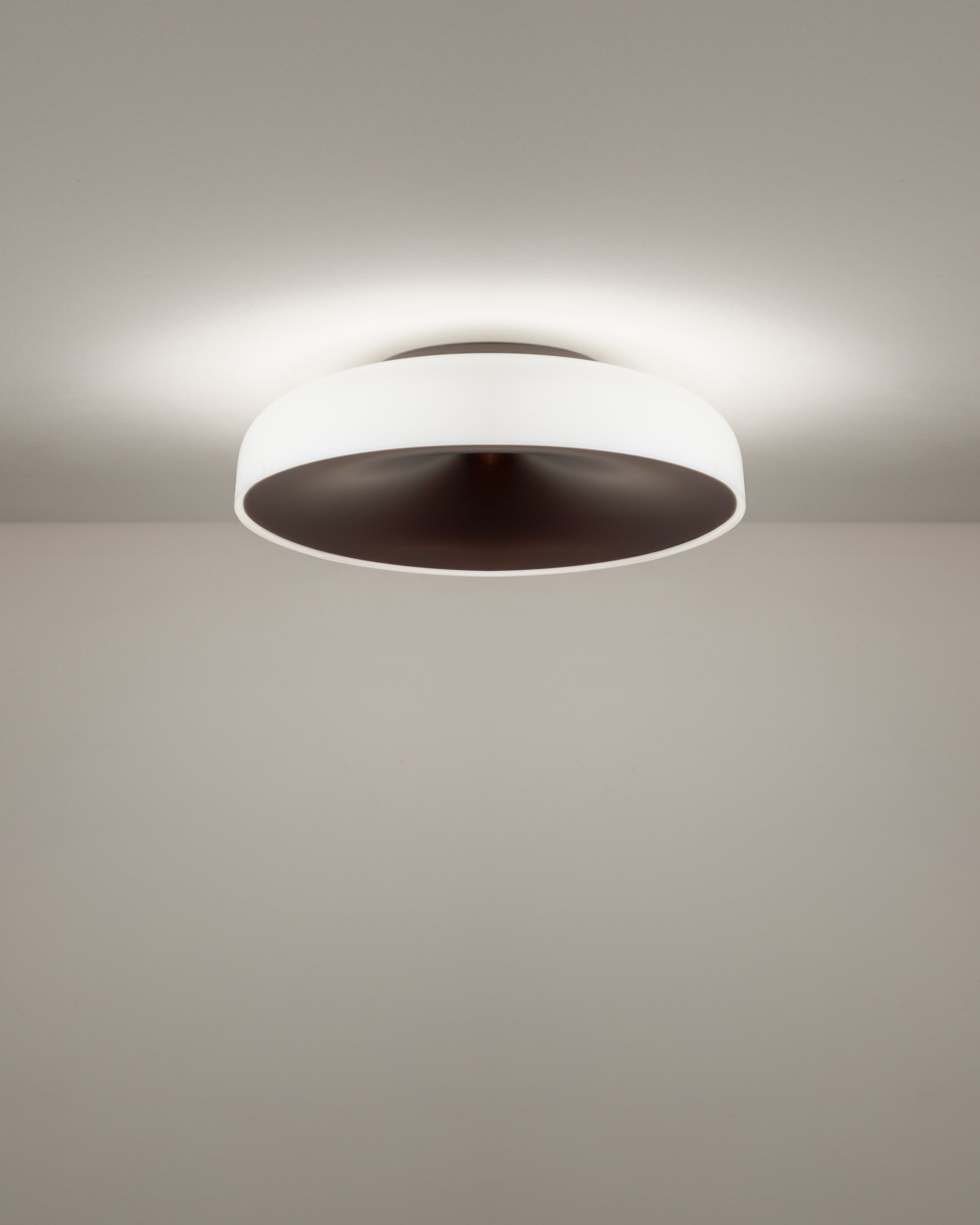 Plafondlamp CHET-B gesmeed grijs met wit
