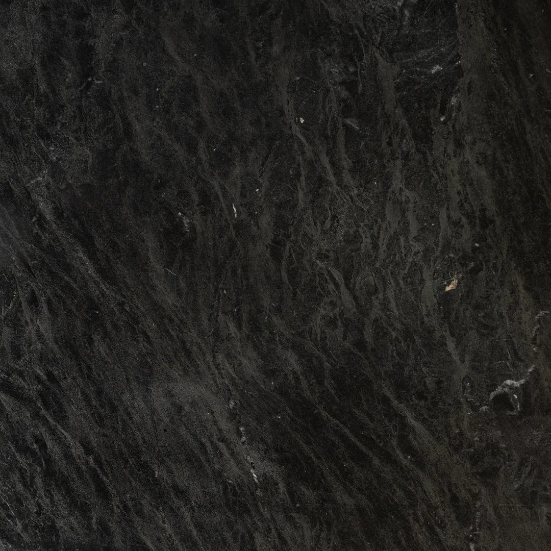 Kommode FINSBURY antikgold mit schwarzem Marmor