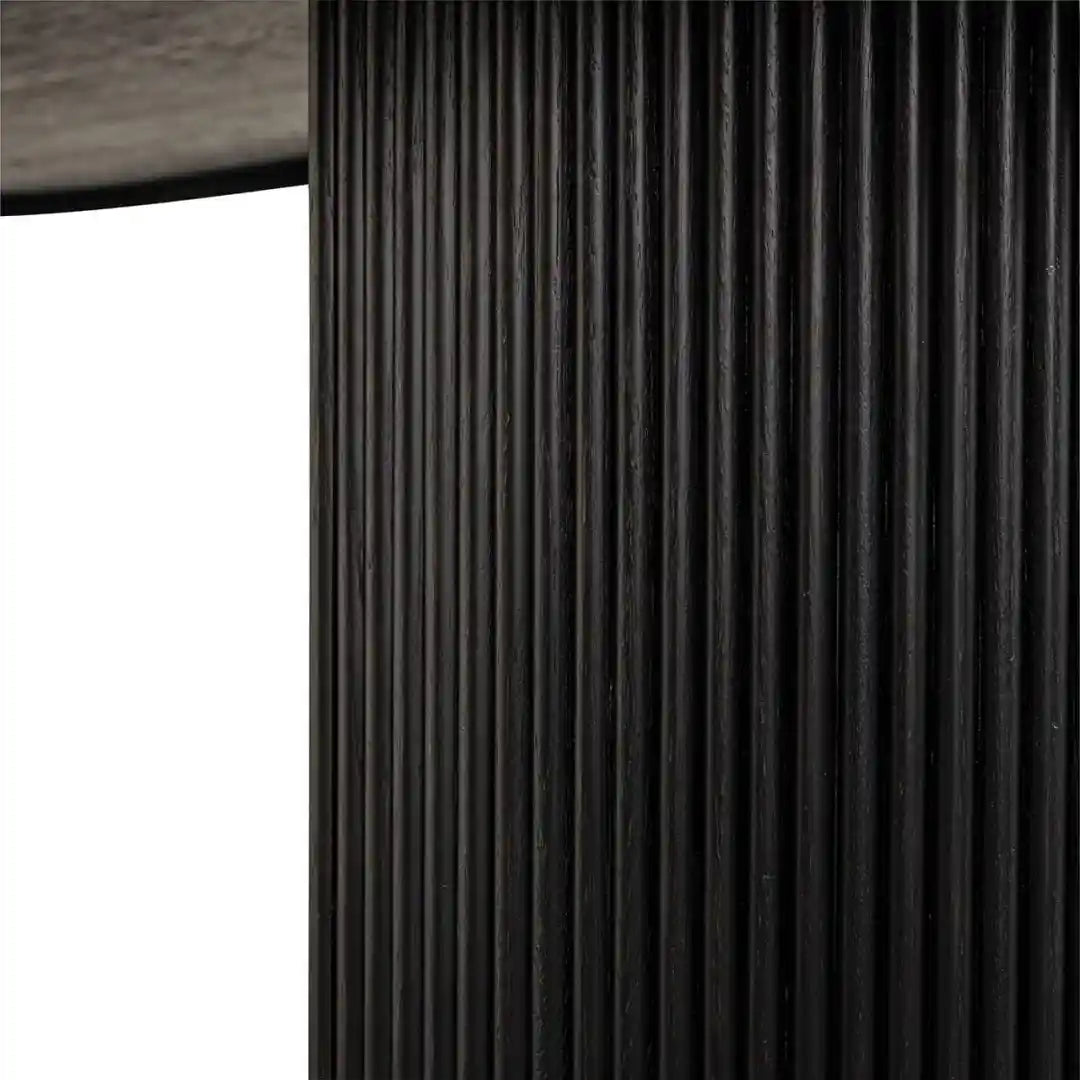 Stół KINGSTON ciemnobrązowy fornir dębowy