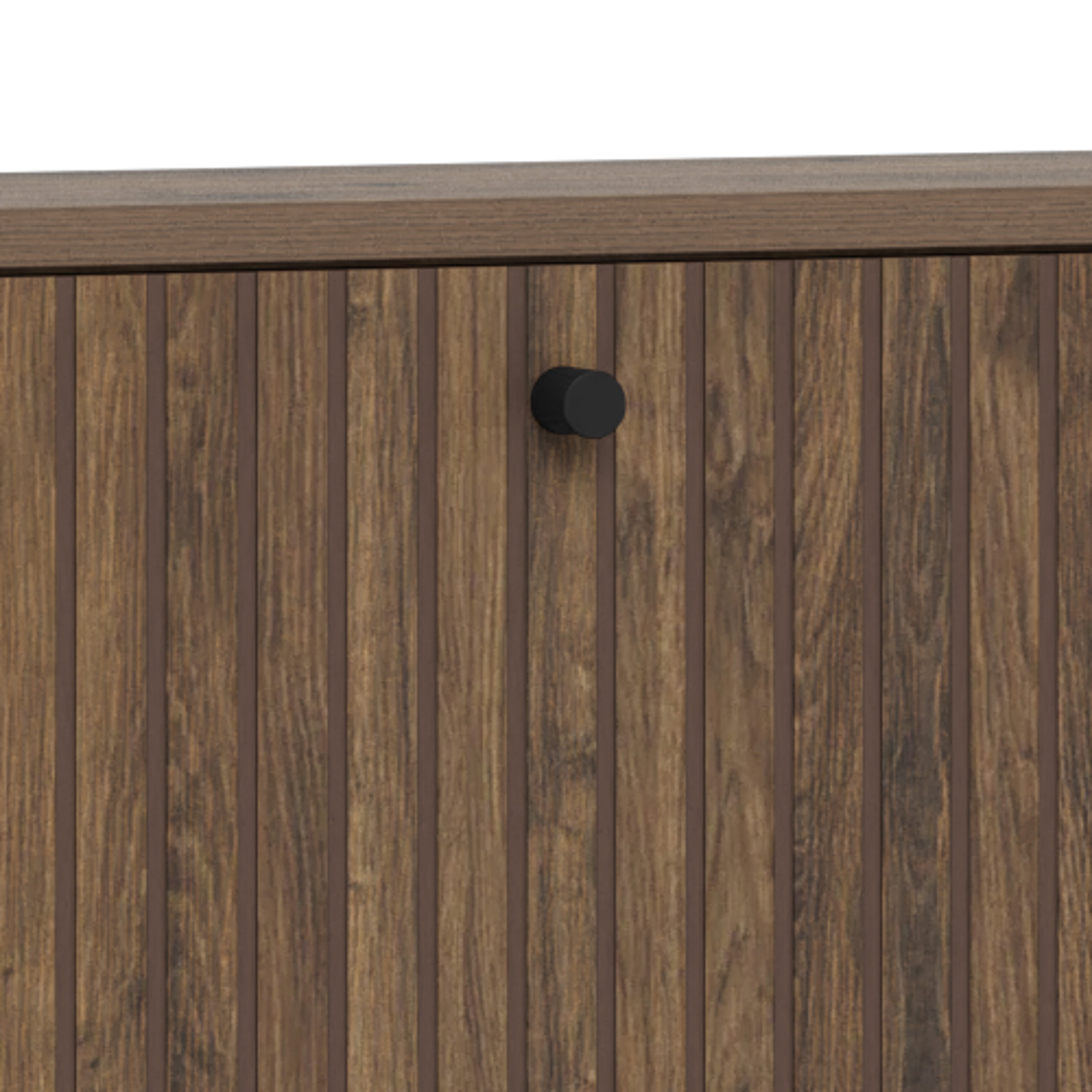 Schoenenkast ALBANY donker eiken melamine