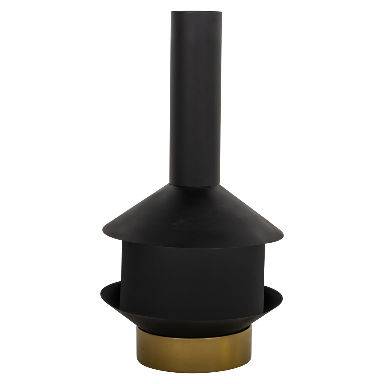 Tuinhaard QUINN zwart met gouden voet