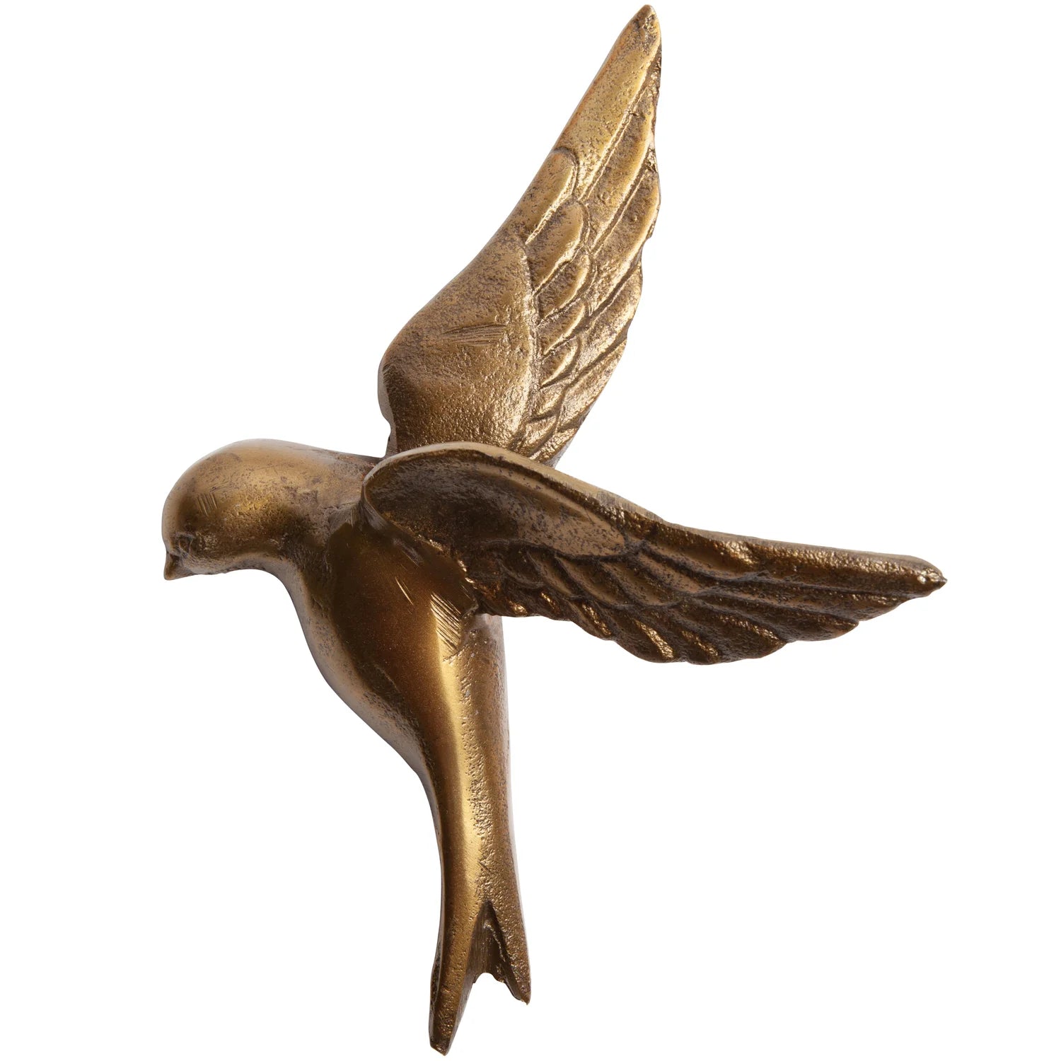 Wanddecoratie AVALER TOO BIRDS antiek messing