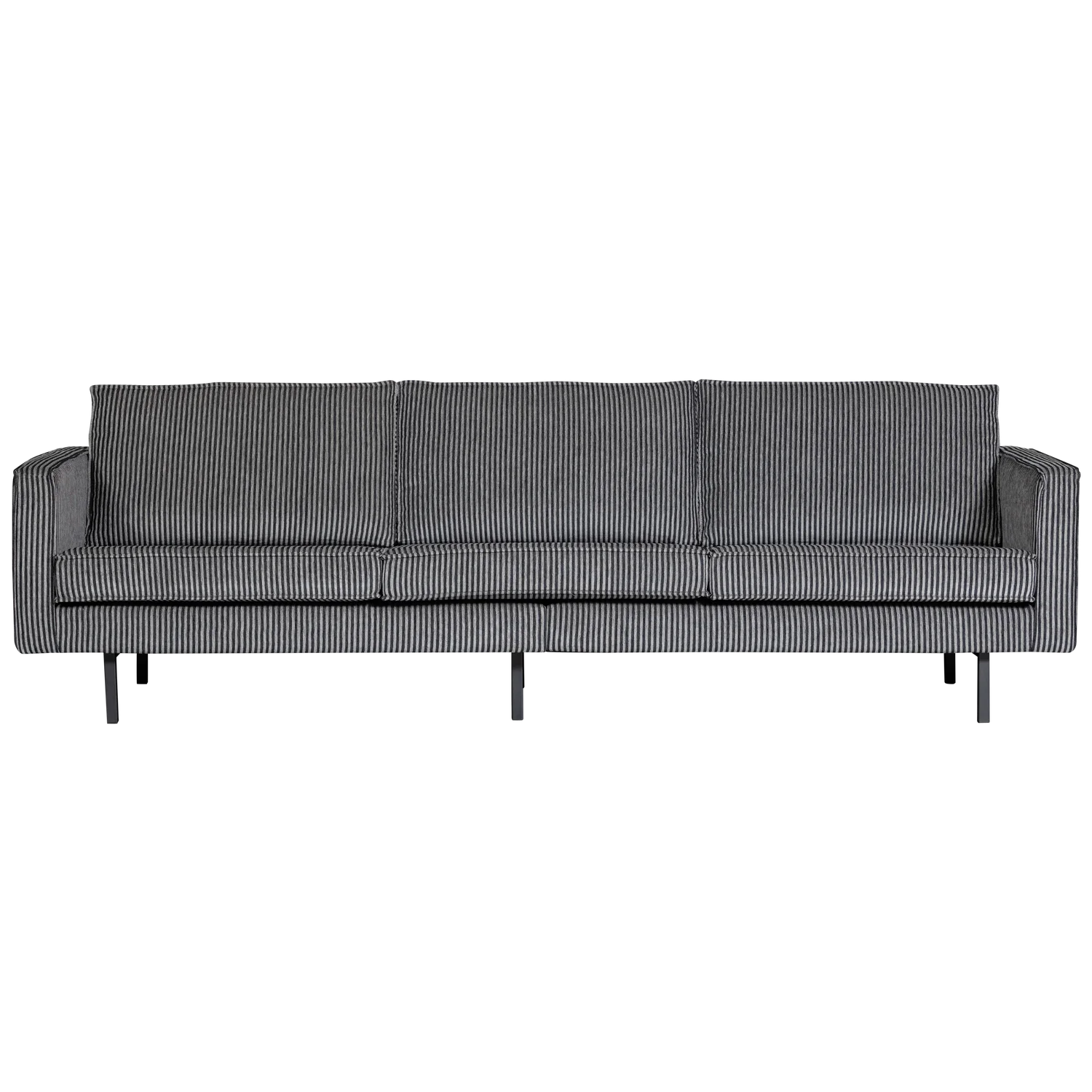 Sofa 3-Person Rodeo Schwarz und Weiß gestreift