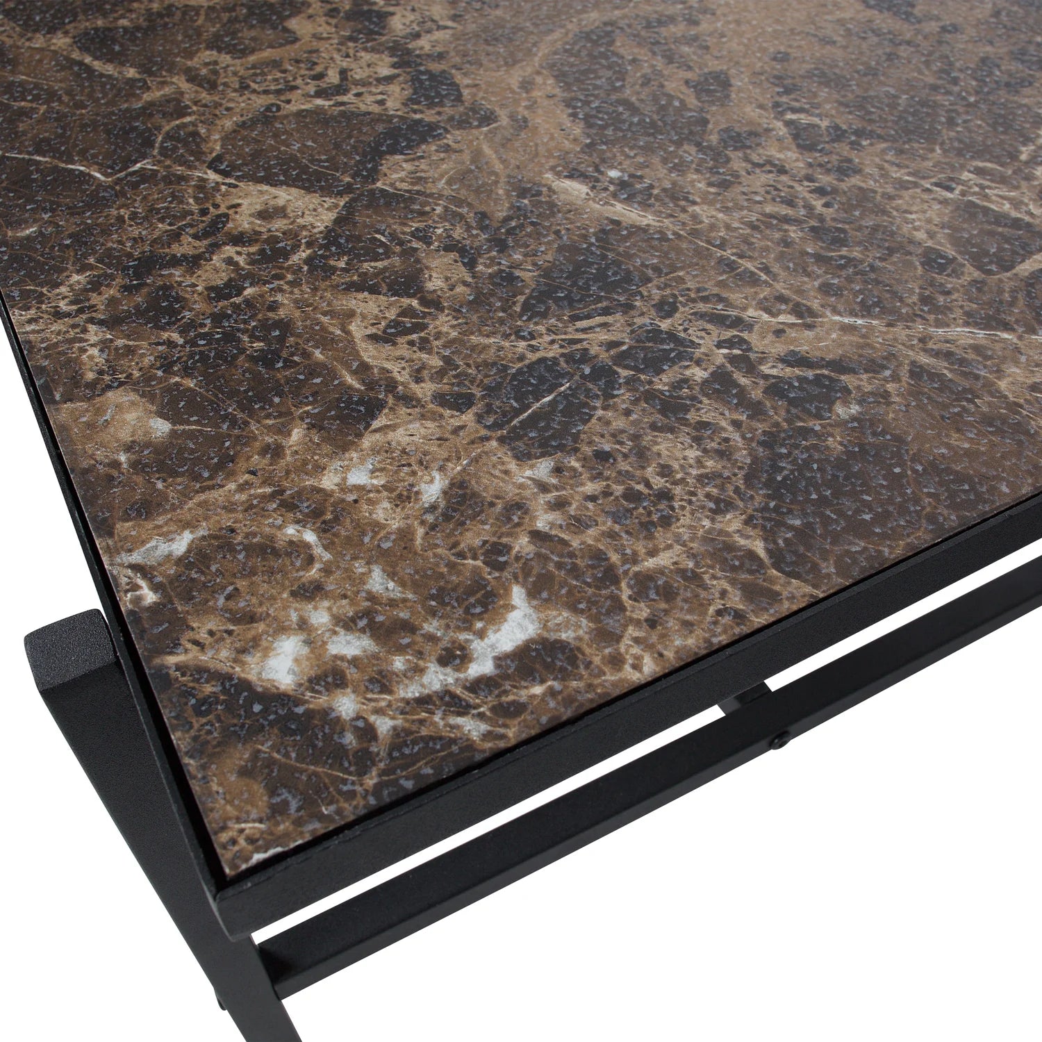 Zwarte TURN salontafel met draaibaar blad