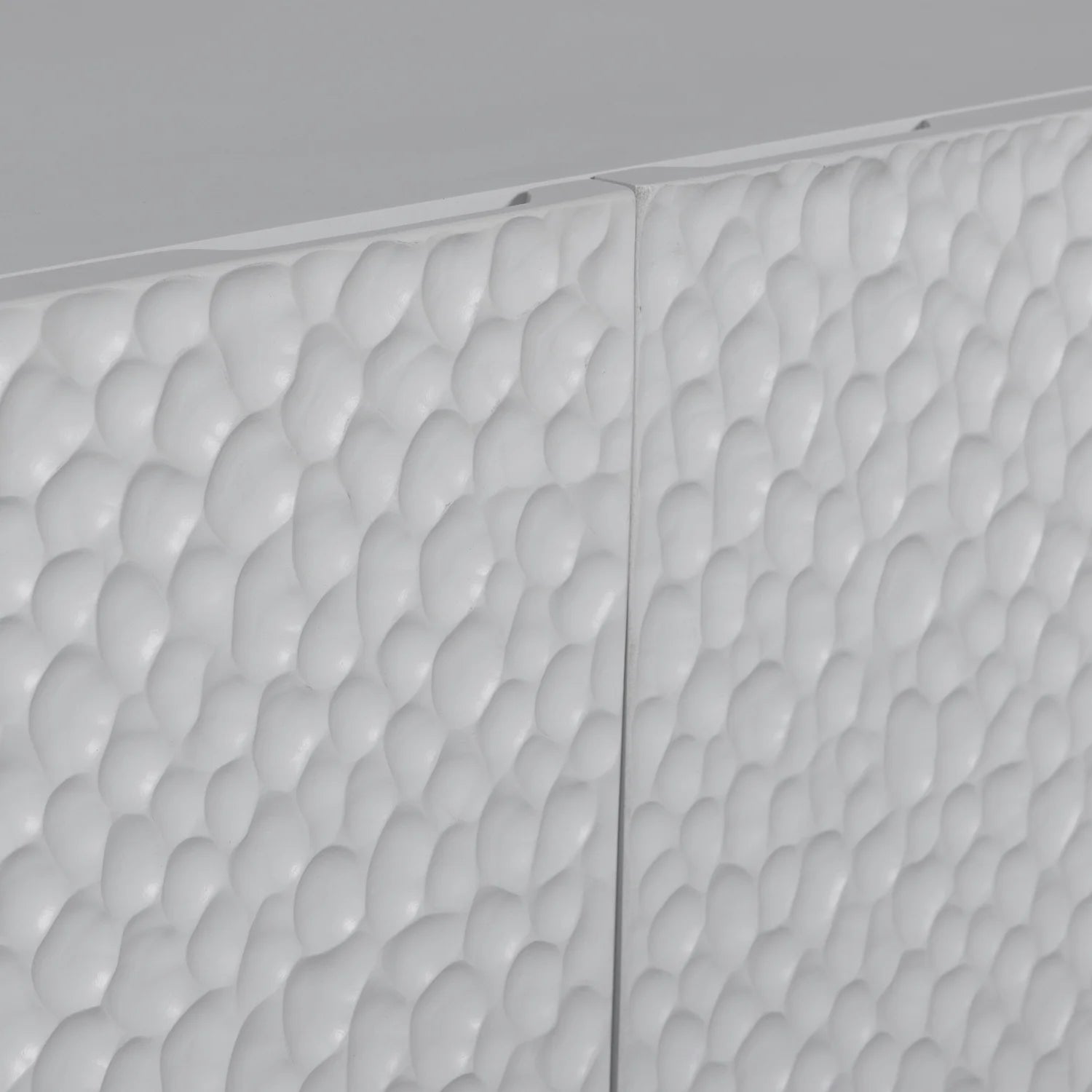 Regal CARVED graues Mangoholz