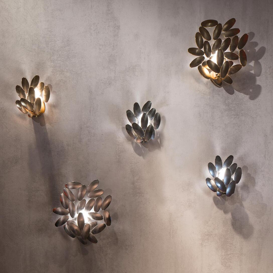 Wandlamp FOLIAE goud