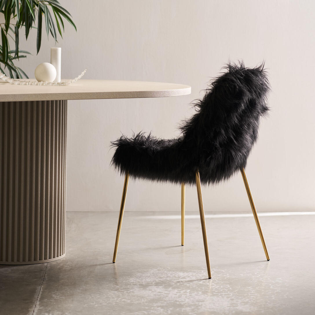 MAMMAMIA FUR Chair White