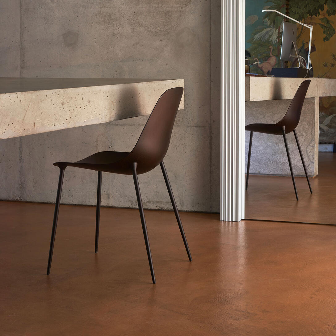 MAMMAMIA Chair polished aluminum