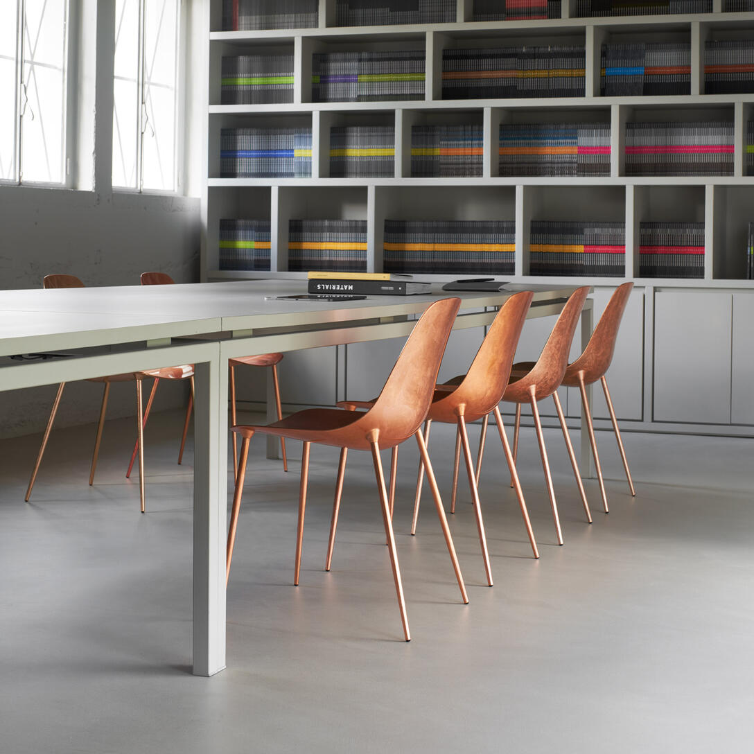 MAMMAMIA Chair polished aluminum