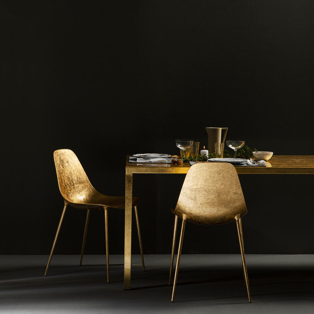 MAMMAMIA Chair polished aluminum