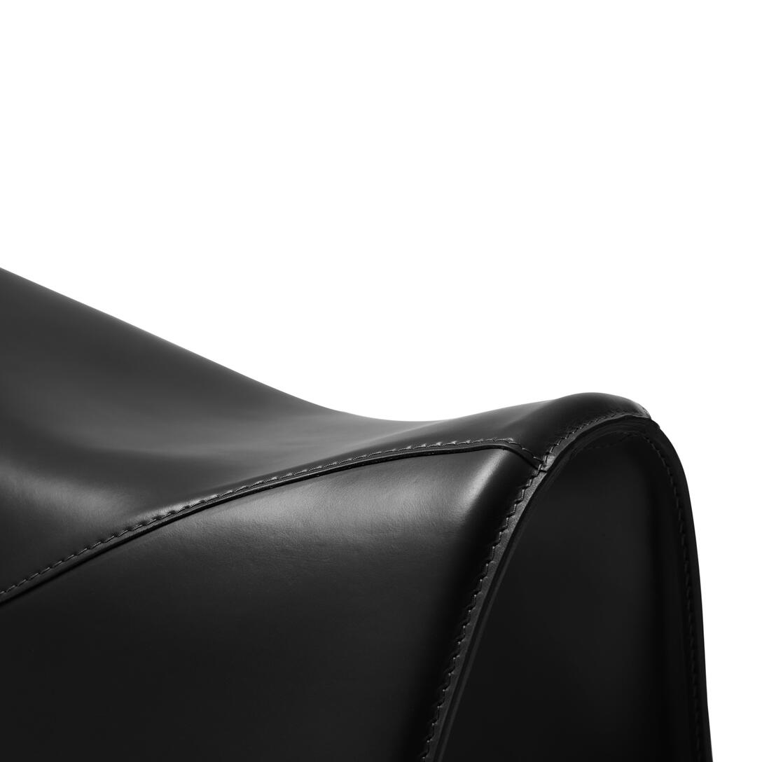 Sitzkissen PEPE schwarze Leder