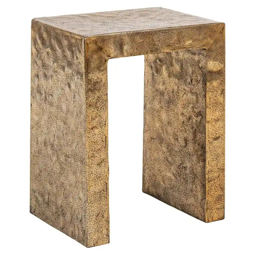 NOVAN side table aged gold