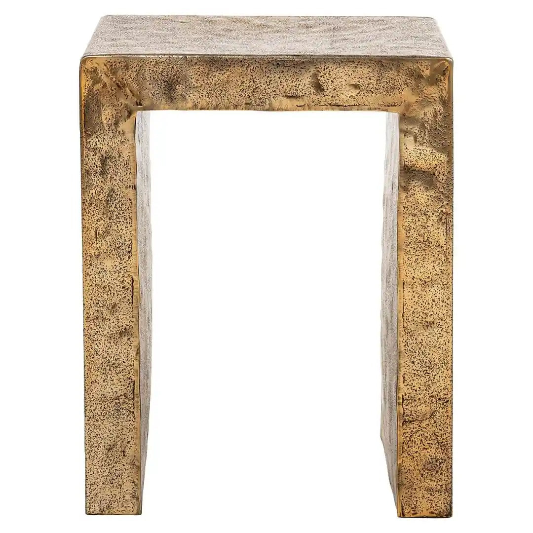 NOVAN side table aged gold