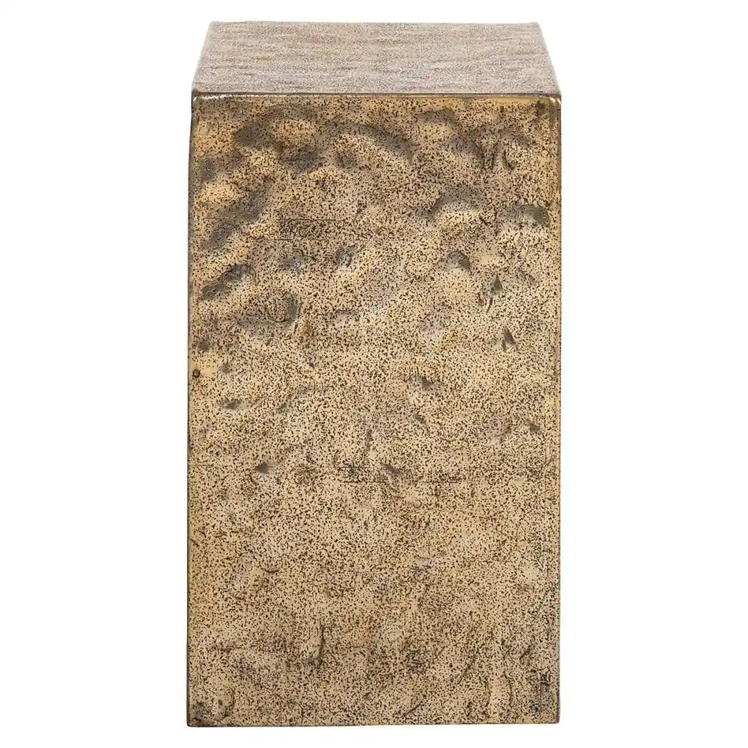 NOVAN side table aged gold