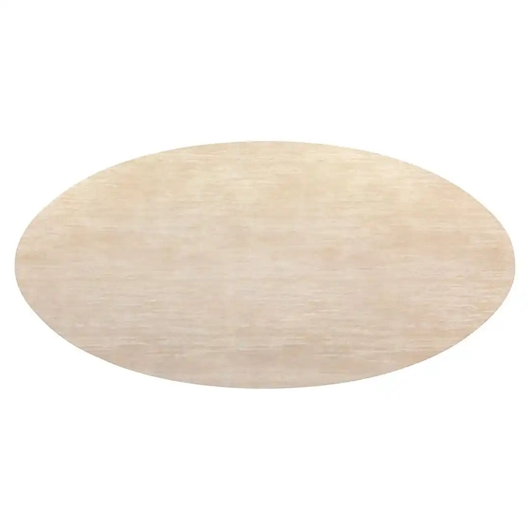Ovale tafel FICTUS beige
