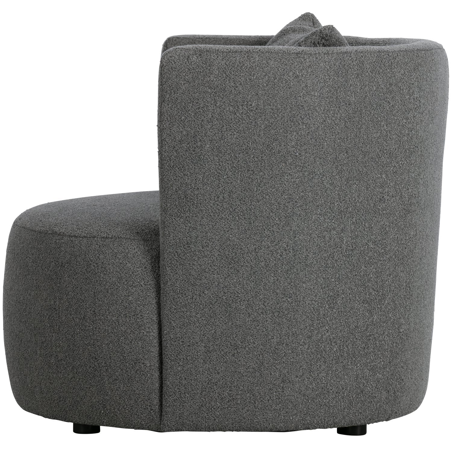Fotel EXPLORE ciemnoszary bouclé – Woood