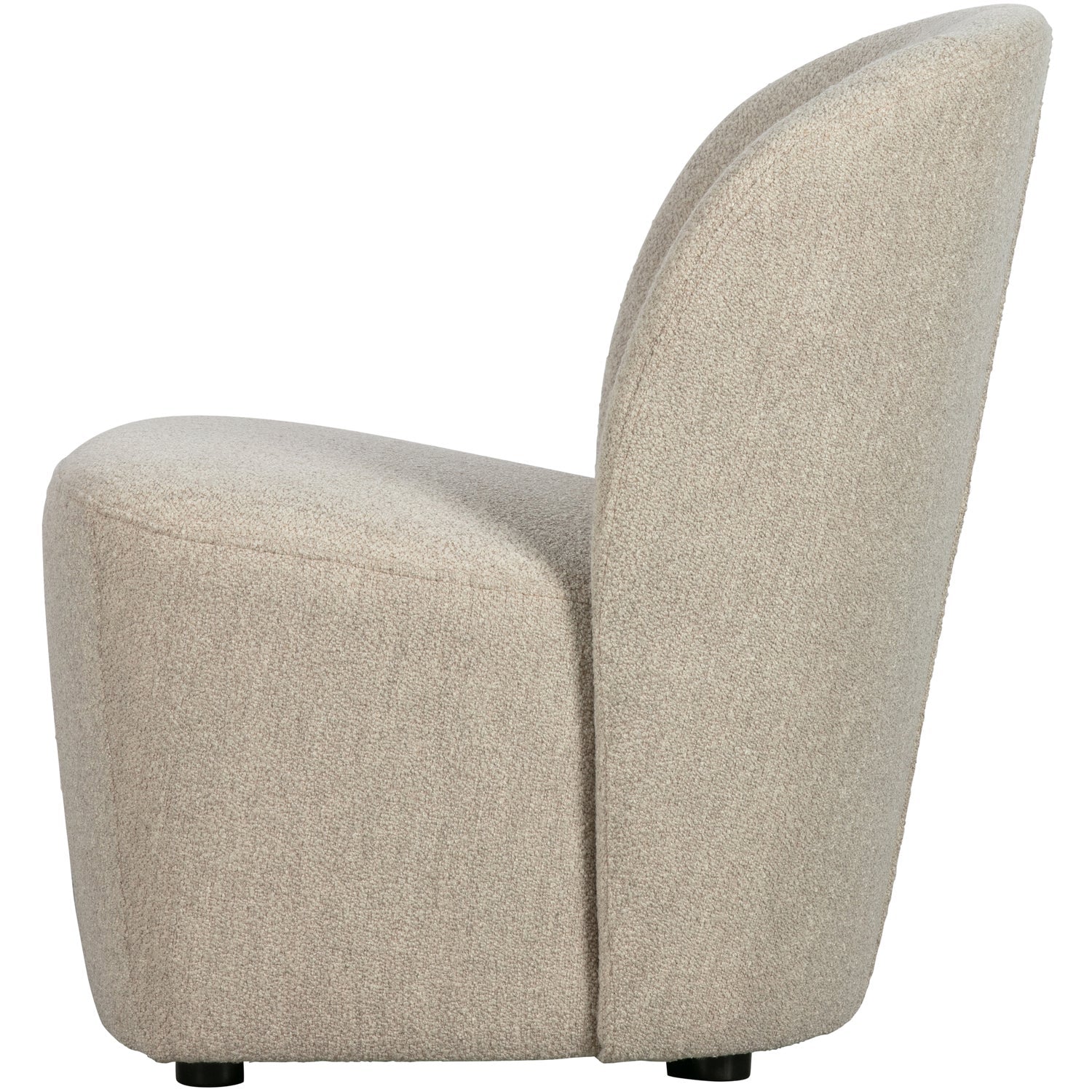 Fotel LOFTY beżowy bouclé – Woood