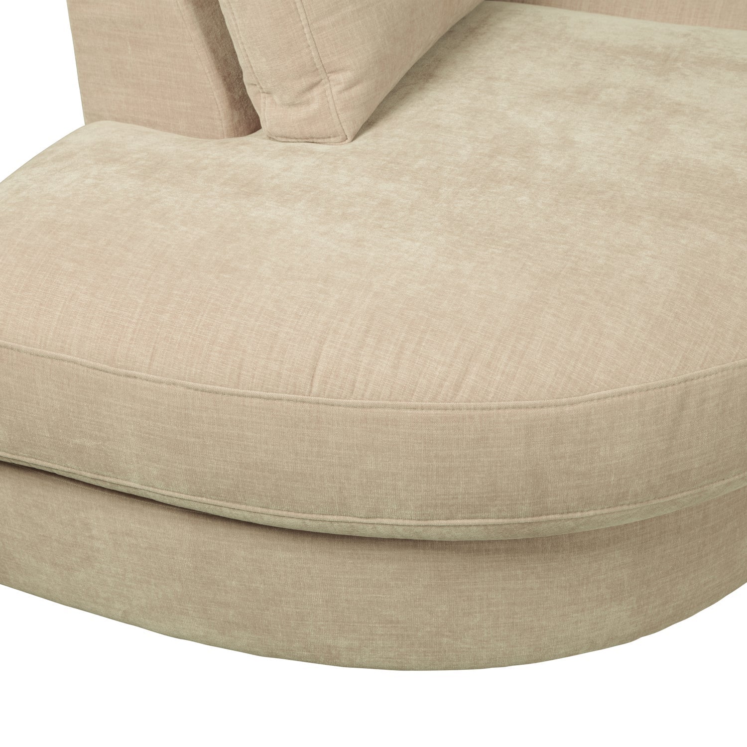 Sofa FAMILY - open left-side module in sand
