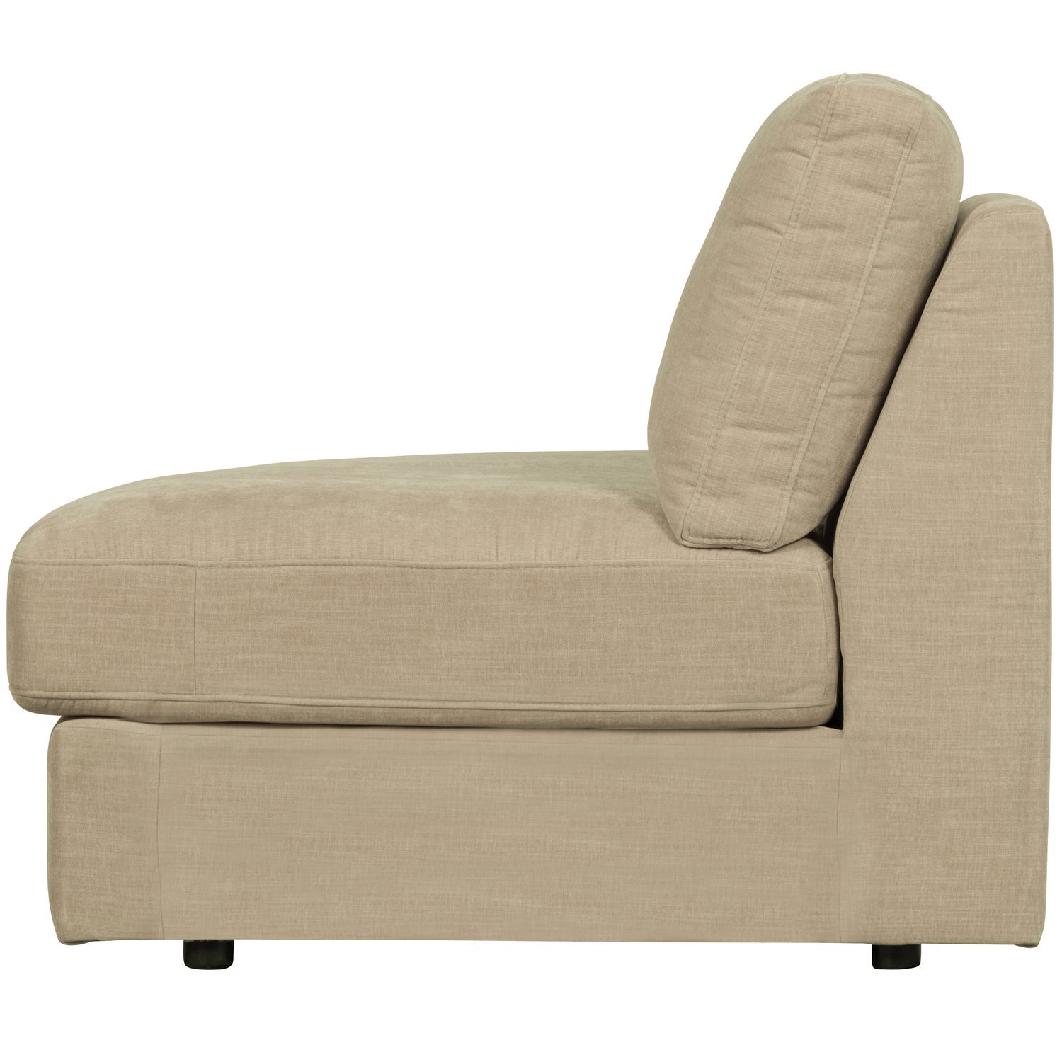 Sofa FAMILY - open left-side module in sand