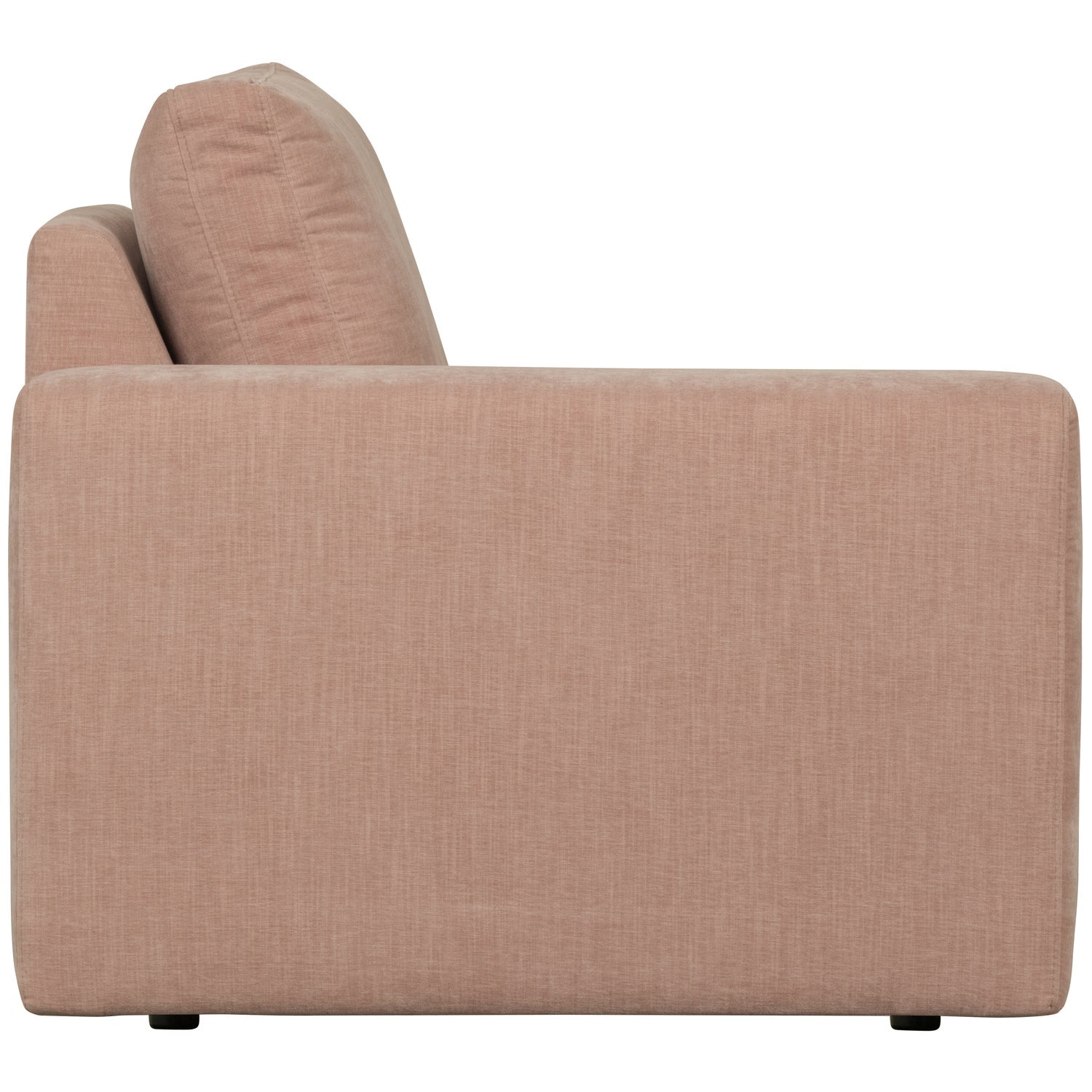 Sofa FAMILY - moduł końcowy lewostronny różowy – Woood