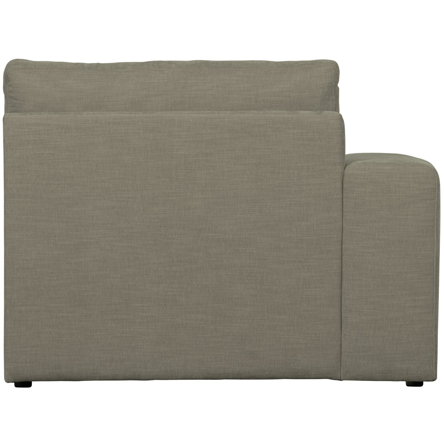 Sofa FAMILY - moduł końcowy lewostronny ciepły szary – Woood
